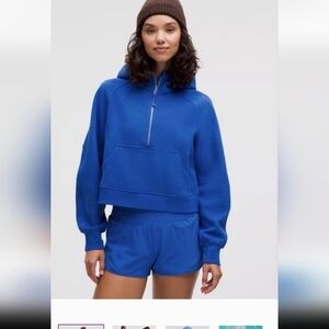 Lululemon Pale Blue Half-Zip Sweatshirt